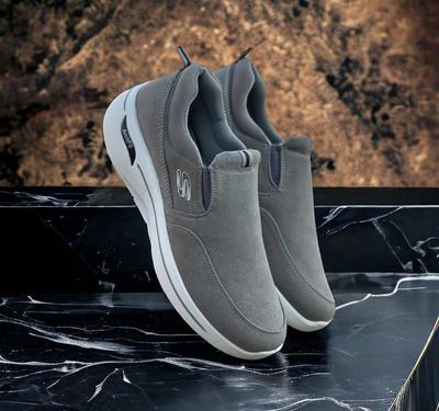 Men's Lightweight Casual Skechers - Gray - Available in 6 Sizes