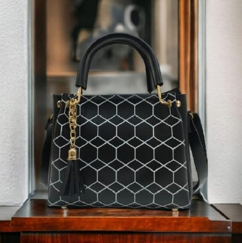 Women's PU Leather Printed Shoulder Bag