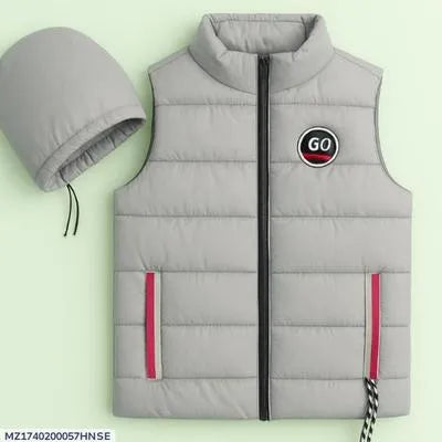 1 Pc Men's Parachute Printed Sleeveless Jacket