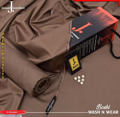 Men’s Unstitched Wash And Wear Plain Suit