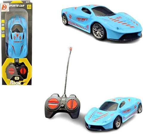 Blue Electric Drive RC Car for Boys - 1 Pc Toy for Ages 3-5
